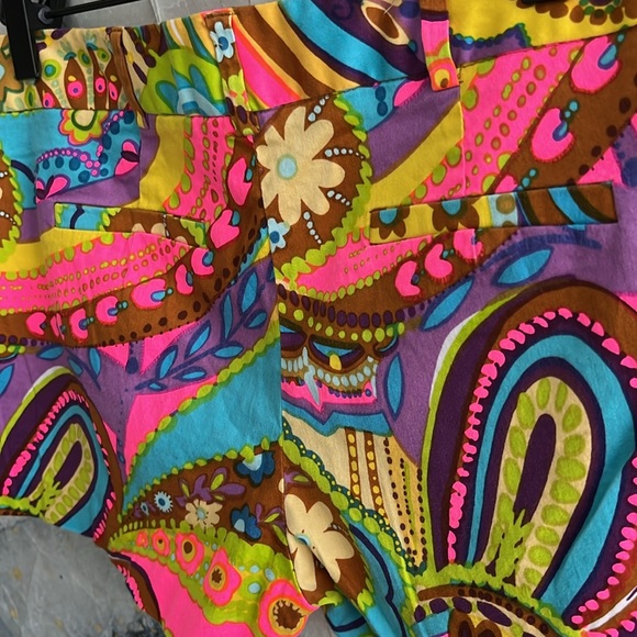 Milly of New York Bright Pattern Shorts sz 4 - Picture 5 of 8